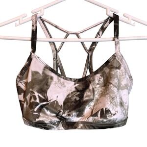 Joy Lab Womens Yoga Workout Gym Fitness Crossback Sports Bra Green Size XS